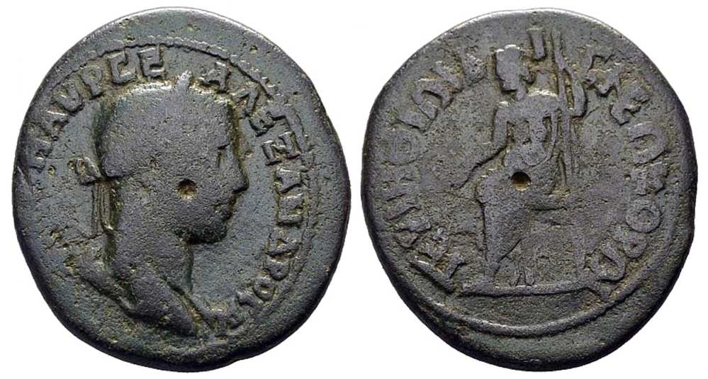 5647 Perinthus Thracia Severus Alexander AE
