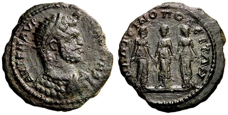 4184 Plotinopolis Thracia Caracalla AE
