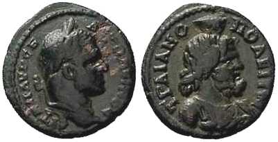 3372 Traianopolis Thracia Caracalla AE