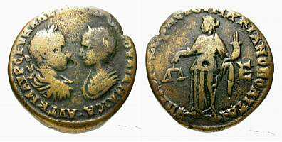 124 Rome Severus Alexander Thrace Marcianopolis AE