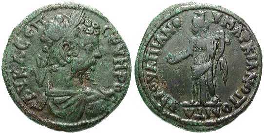 1742 Marcianopolis Moesia Inferior Septimius Severus AE