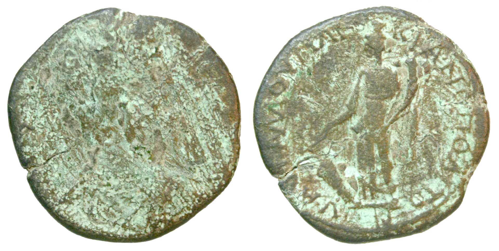 4815 Marcianopolis Moesia Inferior Septimius Severus AE cleaned