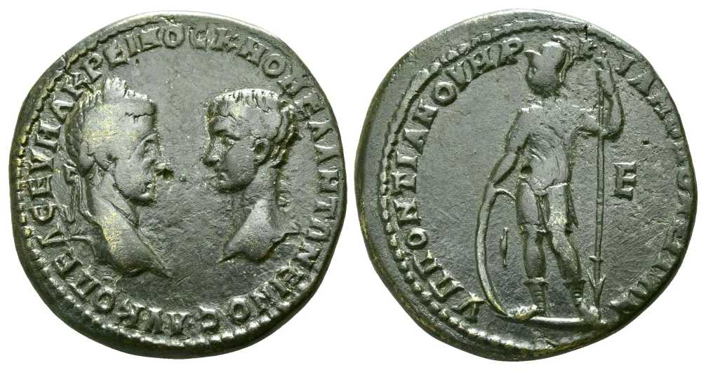 6120 Marcianopolis Moesia Inferior Macrinus & Diadumenianus AE