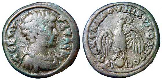 1740 Nicopolis ad Istrum Moesia Inferior Geta AE