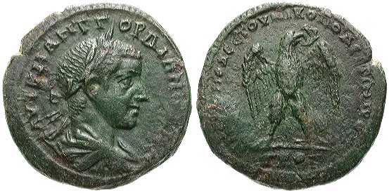1741 Nicopolis ad Istrum Moesia Inferior Gordianus III AE