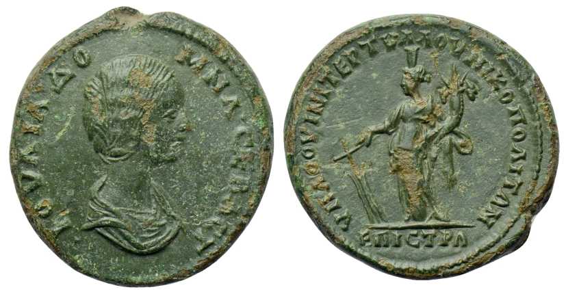 6268 Nicopolis ad Istrum Moesia Inferior Iulia Domna AE