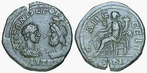 3596 Odessus Moesia Inferior Gordianus III AE