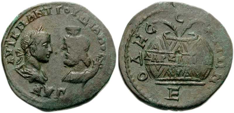 3673 Odessus Moesia Inferior Gordianus III AE