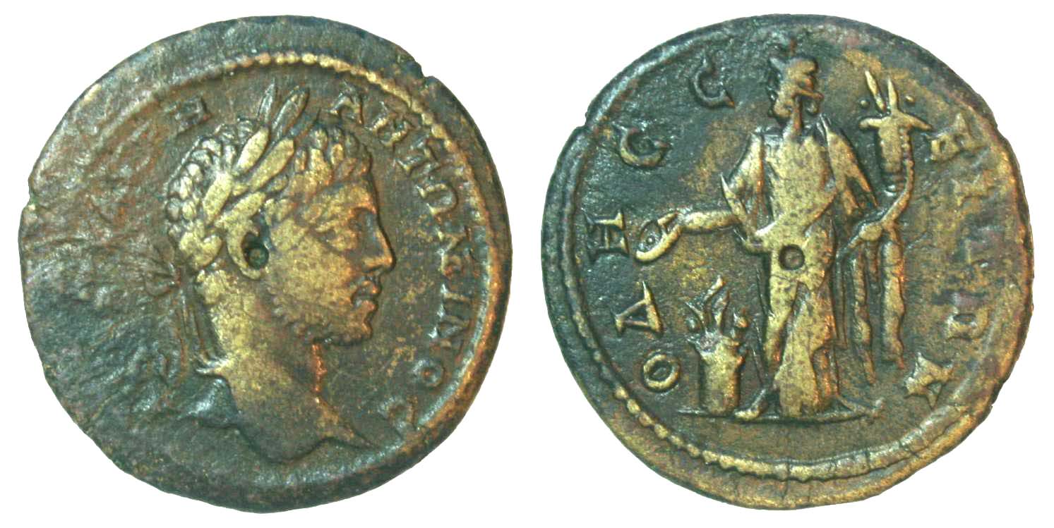4836 Odessus Moesia Inferior Elagabalus AE