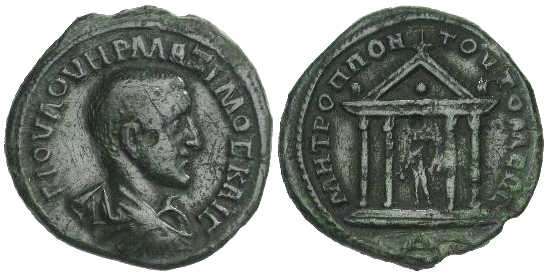 3205 Tomis Moesia Inferior Maximus AE