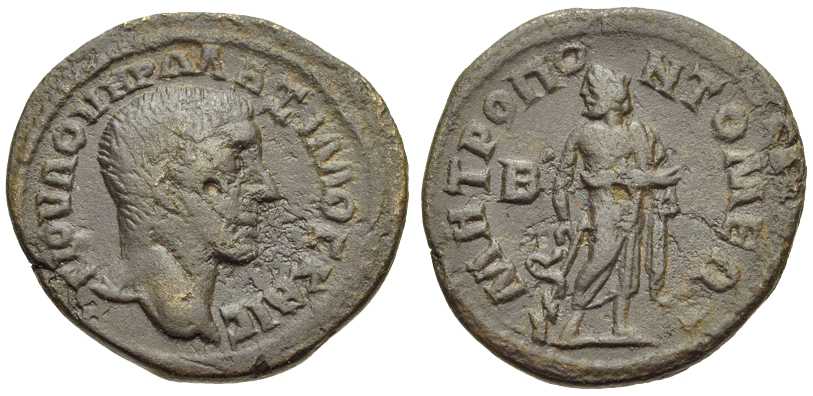 3642 Tomis Moesia Inferior Maximus AE