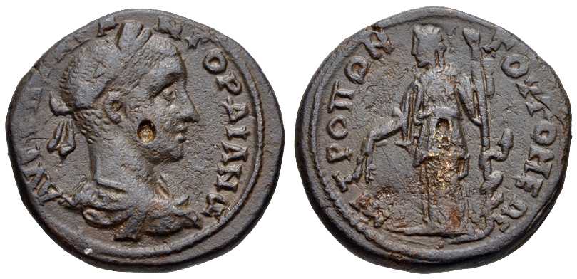 3832 Tomis Moesia Inferior Gordianus III AE