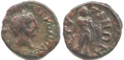 2622 Thrace Sarmatia Tyra Commodus AE
