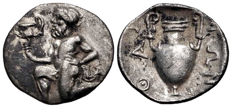 5450 Thasos Insulae Thraciae Trihemiobol AR