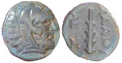 740 Adaeus Rex Thraciae AE
