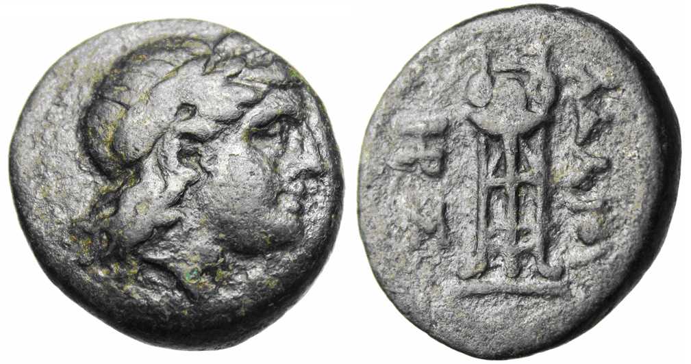 v3156 Adaeus Rex Thraciae AE