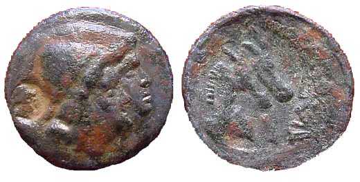 874 Aelis Rex Scythicus Thraciae AE