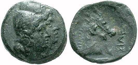 1819 Aelis Rex Scythicus Thraciae AE