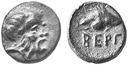 1072 Bergaeus Rex Thraciae AE