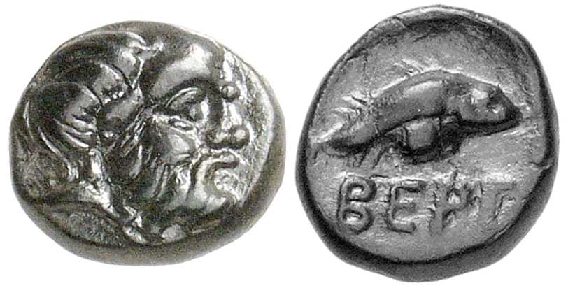 5505 Bergaeus Rex Thraciae AE
