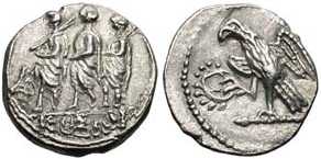 v1698 Coson Rex Scythicus Thraciae Drachm AR