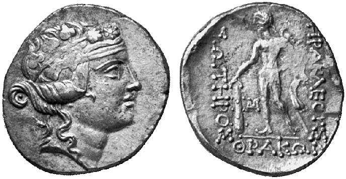 113 Cotys II(VI) Rex Thraciae Tetradrachm AR