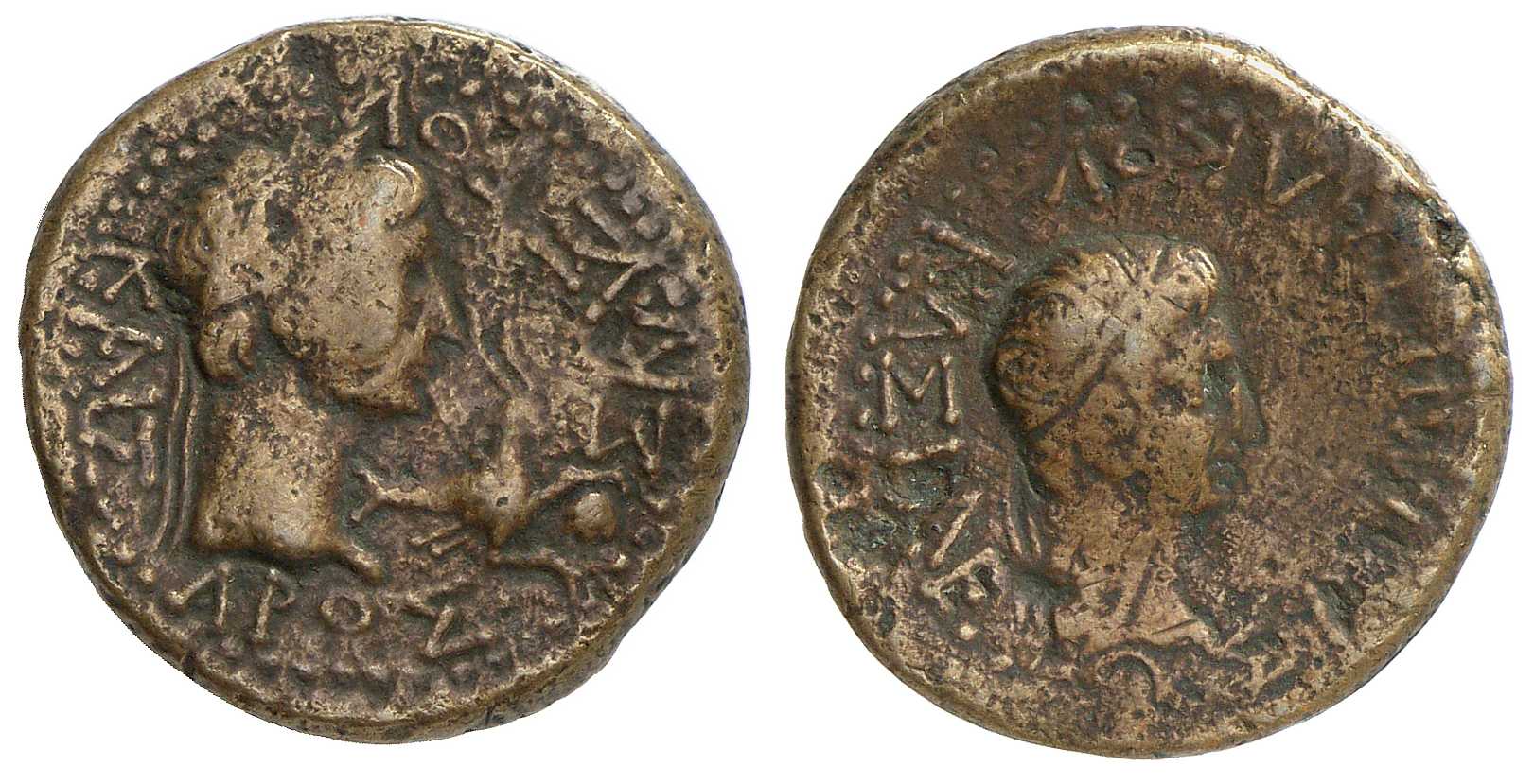 v1562 Rhoemetalces I Rex Thraciae AE