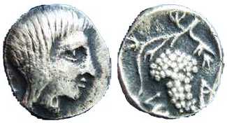 658 Thracian Kingdom Saratokos Trihemiobol AR