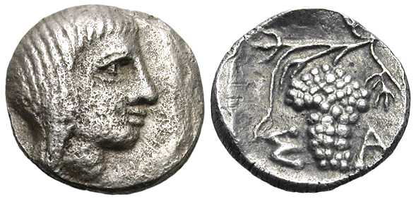3966 Saratocus Rex Thraciae Trihemiobol AR