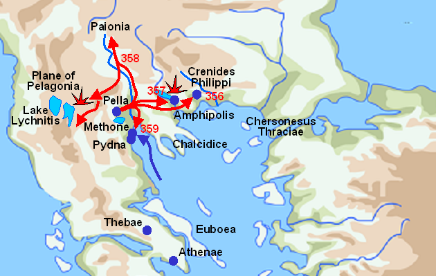 m0001 Philip II Thracia 359-355 BC