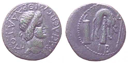 1085 Mithradates III Regnum Bosporanum 12 Nummi AE
