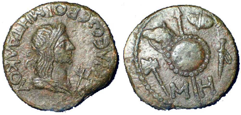 1301 Bosporus Rhoemetalkes 48 Nummi AE