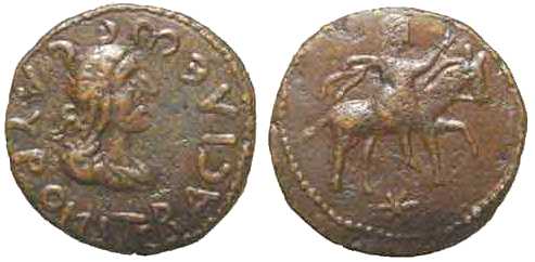 1270 Bosporus Sauromates III AE