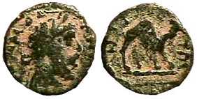 1234 Bostra Decapolis-Arabia Commodus AE