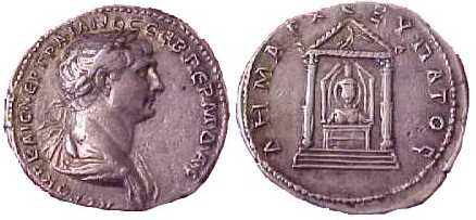 1877 Bostra Decapoli-Arabias Traianus Tetradrachm AR
