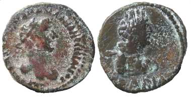 3021 Bostra Decapolis-Arabia Hadrianus AE