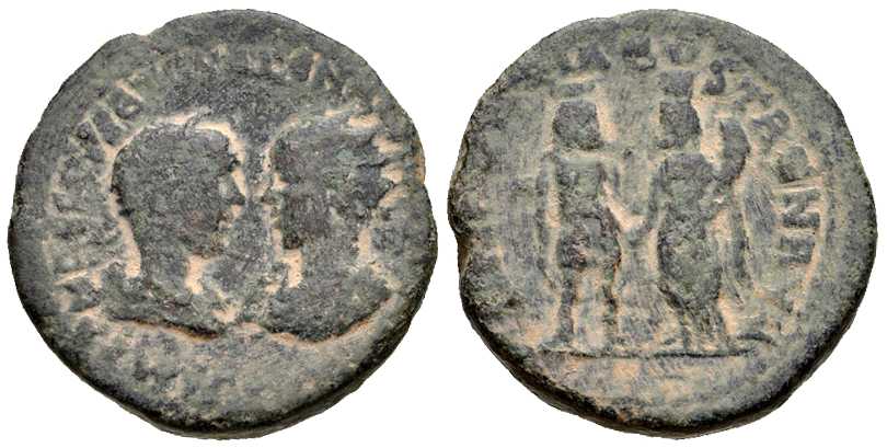 4663 Bostra Decapolis-Arabia Herenius Etruscus AE