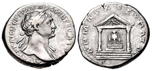 5585 Bostra Decapoli-Arabias Traianus Tetradrachm AR