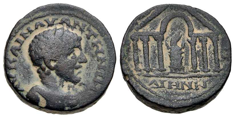 5613 Dium Decapolis-Arabia Caracalla AE
