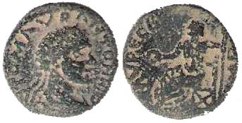 3325 Esbus Decapolis-Arabia Elagabalus AE