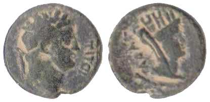 2519 Gadara Decapolis Titus AE