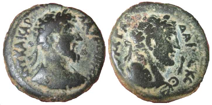3968 Gadara Decapolis-Arabia Lucius Verus AE