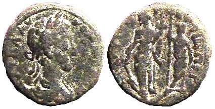 1204 Gerasa Decapolis-Arabia Commodus AE