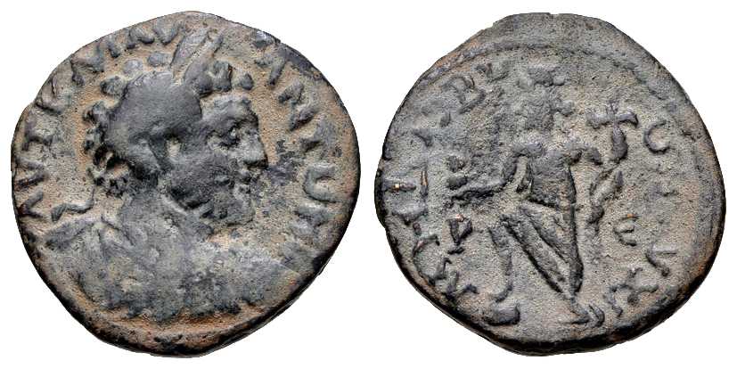 6563 Medaba Decapolis-Arabia Caracalla AE