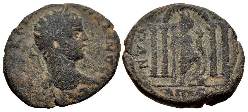 5742 Nysa-Scythopolis Decapolis Elagabalus AE
