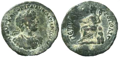 3035 Petra Decapolis-Arabia Hadrianus AE