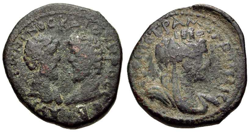 3820 Petra Decapolis-Arabia Lucius Verus AE