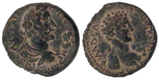 3326 Philadelphia Decapolis-Arabia Antoninus Pius AE