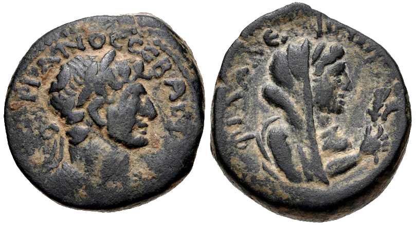 4012 Philadelphia Decapolis Hadrianus AE