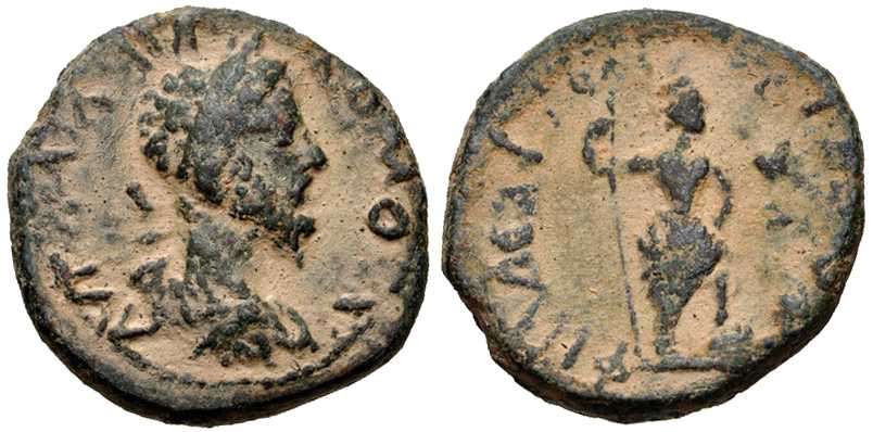 4662 Philadelphia Decapolis-Arabia Commodus AE